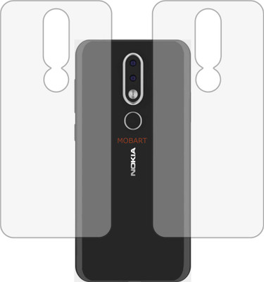 MOBART Back Screen Guard for NOKIA TA-1103 (NOKIA 6.1 PLUS) (Matte Finish)(Pack of 2)
