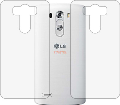 ZINGTEL Back Screen Guard for LG G3 D855 (Matte Finish)(Pack of 2)