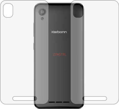 ZINGTEL Back Screen Guard for KARBONN K9 VIRAAT PLUS (Matte Finish)(Pack of 2)