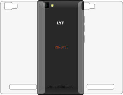 ZINGTEL Back Screen Guard for RELIANCE JIO LYF F8 (Matte Finish)(Pack of 2)