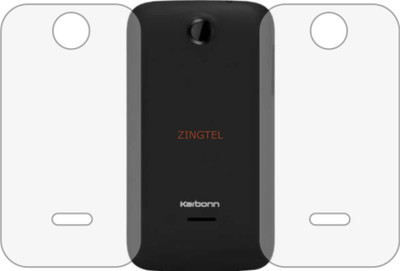 ZINGTEL Back Screen Guard for KARBONN A15 PLUS (Matte Finish)(Pack of 2)