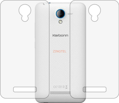 ZINGTEL Back Screen Guard for KARBONN MACH FIVE (Matte Finish)(Pack of 2)