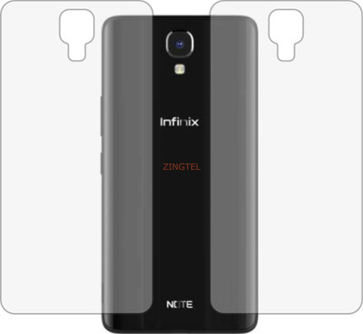 ZINGTEL Back Screen Guard for INFINIX NOTE 4 (Matte Finish)(Pack of 2)