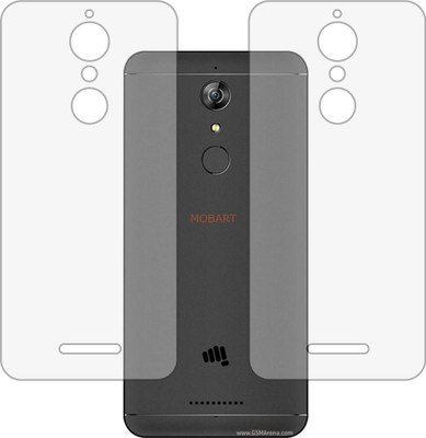 MOBART Back Screen Guard for MICROMAX CANVAS INFINITY HS2 (Matte Finish)(Pack of 2)