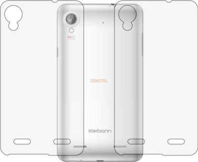 ZINGTEL Back Screen Guard for KARBONN A30 (Matte Finish)(Pack of 2)