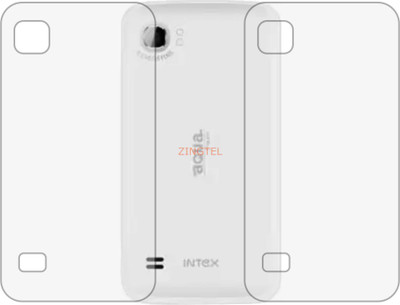 ZINGTEL Back Screen Guard for INTEX AQUA FLASH (Matte Finish)(Pack of 2)
