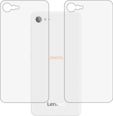 ZINGTEL Back Screen Guard for LENOVO Z2 PLUS (Matte Finish)(Pack of 2)