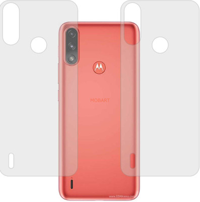 MOBART Back Screen Guard for MOTOROLA E7 POWER (Matte Finish)(Pack of 2)