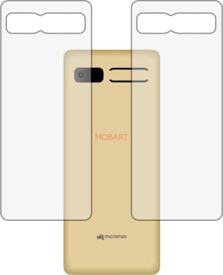 MOBART Back Screen Guard for MICROMAX X 772 (Matte Finish)(Pack of 2)
