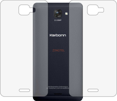 ZINGTEL Back Screen Guard for KARBONN QUATTRO L55 HD (Matte Finish)(Pack of 2)