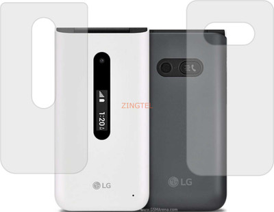 ZINGTEL Back Screen Guard for LG FOLDER 2 (Matte Finish)(Pack of 2)