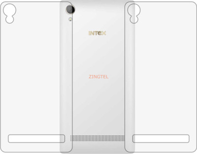 ZINGTEL Back Screen Guard for INTEX AQUA POWER PLUS (Matte Finish)(Pack of 2)