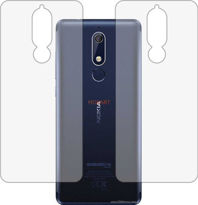 MOBART Back Screen Guard for NOKIA TA-1076 (NOKIA 5.1) (Matte Finish)(Pack of 2)