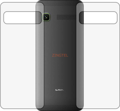 ZINGTEL Back Screen Guard for LAVA KKT PRIME 2 (Matte Finish)(Pack of 2)
