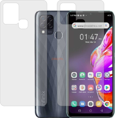 ZINGTEL Back Screen Guard for INFINIX NOTE 10 PRO NFC (Matte Finish)(Pack of 2)