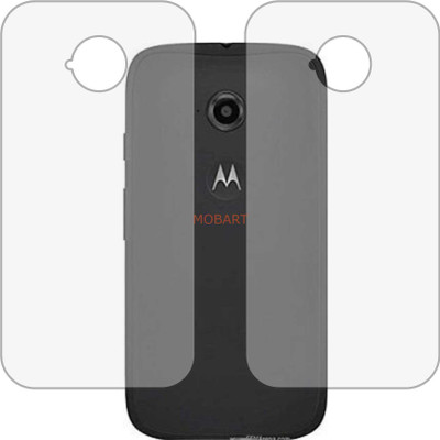MOBART Back Screen Guard for MOTOROLA MOTO E (2ND GEN) (Matte Finish)(Pack of 2)