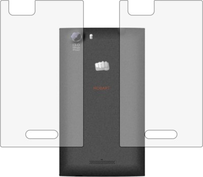 MOBART Back Screen Guard for MICROMAX CANVAS PLAY 4G Q469 (Matte Finish)(Pack of 2)