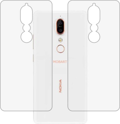 MOBART Back Screen Guard for NOKIA X6 2018 (Matte Finish)(Pack of 2)