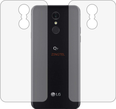 ZINGTEL Back Screen Guard for LG Q7 MT 6750S (Matte Finish)(Pack of 2)