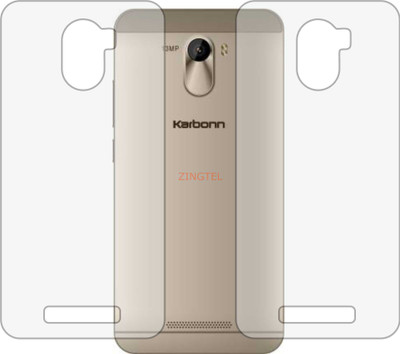 ZINGTEL Back Screen Guard for KARBONN TITANIUM JUMBO (Matte Finish)(Pack of 2)