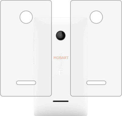 MOBART Back Screen Guard for MICROSOFT LUMIA 435 (Matte Finish)(Pack of 2)