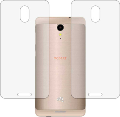 MOBART Back Screen Guard for MICROMAX VDEO 3 Q4202 (Matte Finish)(Pack of 2)