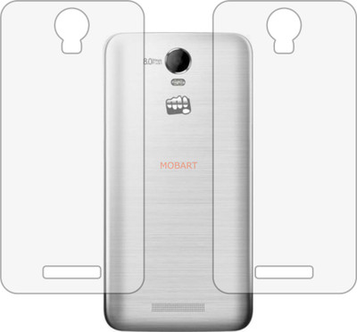 MOBART Back Screen Guard for MICROMAX CANVAS JUICE 2 AQ5001 (Matte Finish)(Pack of 2)