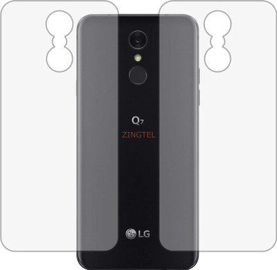ZINGTEL Back Screen Guard for LG Q7 (Matte Finish)(Pack of 2)