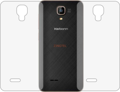 ZINGTEL Back Screen Guard for KARBONN A9 INDIAN (Matte Finish)(Pack of 2)