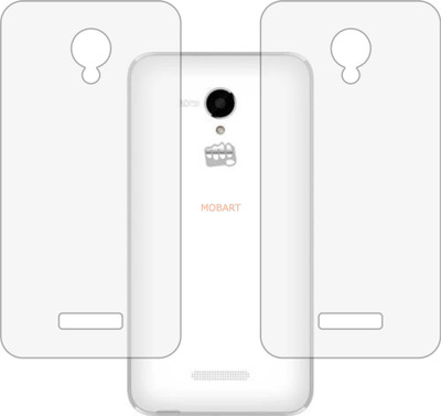 MOBART Back Screen Guard for MICROMAX Q391 (CANVAS DOODLE 4) (Matte Finish)(Pack of 2)