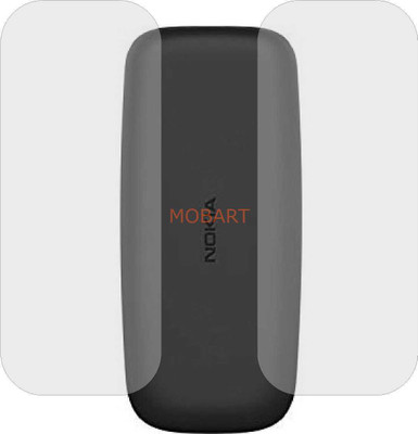 MOBART Back Screen Guard for NOKIA 105 SINGLE SIM (Matte Finish)(Pack of 2)