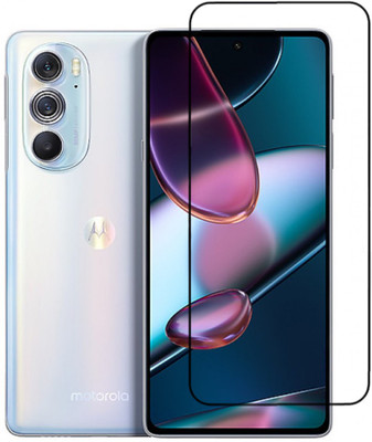 Caseline Edge To Edge Tempered Glass for Motorola Moto Edge 30 PRO, Moto Edge 30 PRO(Pack of 1)