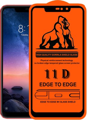 Forego Edge To Edge Tempered Glass for Mi Redmi Note 6 Pro(Pack of 1)