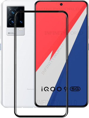INFINITYWORLD Edge To Edge Tempered Glass for iQOO 9 5G(Pack of 1)