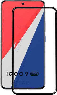 NSTAR Edge To Edge Tempered Glass for iQOO 9 5G(Pack of 1)