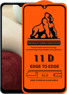 Forego Edge To Edge Tempered Glass for SAMSUNG Galaxy A12(Pack of 1)