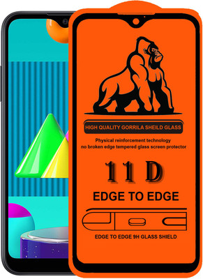 HQ Protection Edge To Edge Tempered Glass for Samsung Galaxy M01(Pack of 1)