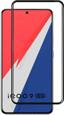 NSTAR Edge To Edge Tempered Glass for iQOO 9 5G(Pack of 1)