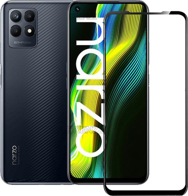 BRENZZ Edge To Edge Tempered Glass for realme narzo 50(Pack of 1)