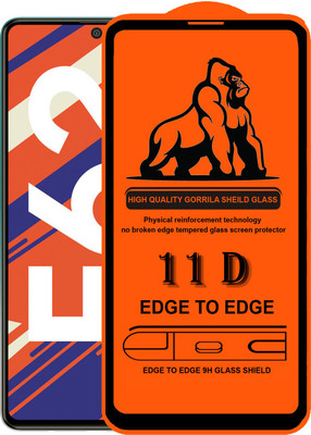 HQ Protection Edge To Edge Tempered Glass for Samsung Galaxy F62(Pack of 1)