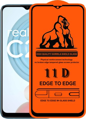 Forego Edge To Edge Tempered Glass for realme C21(Pack of 1)