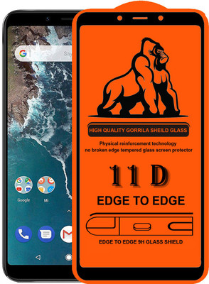 Forego Edge To Edge Tempered Glass for Mi A2(Pack of 1)