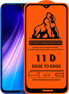 HQ Protection Edge To Edge Tempered Glass for Xiaomi Redmi Mi Note 8(Pack of 1)