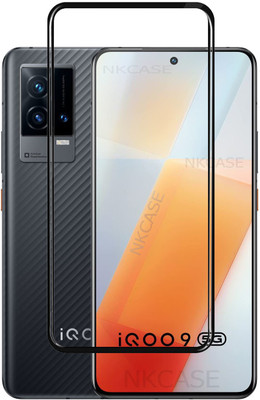 NKCASE Edge To Edge Tempered Glass for iQOO 9 5G(Pack of 1)