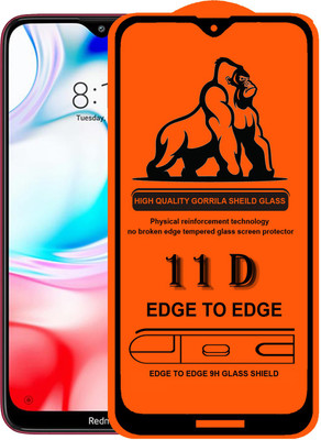 Forego Edge To Edge Tempered Glass for Mi Redmi 8(Pack of 1)