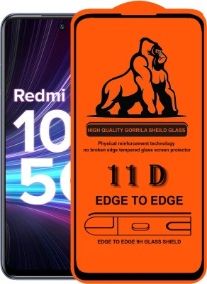 Forego Edge To Edge Tempered Glass for Xiaomi Redmi Mi Note 10T 5G(Pack of 1)