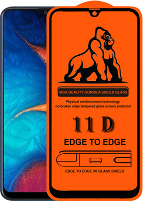HQ Protection Edge To Edge Tempered Glass for Samsung Galaxy A20(Pack of 1)