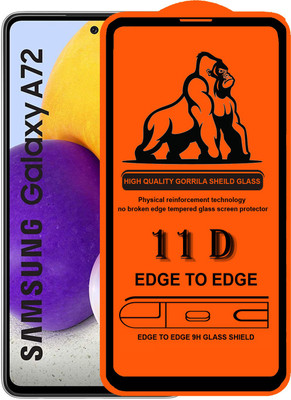 HQ Protection Edge To Edge Tempered Glass for Samsung Galaxy A72(Pack of 1)