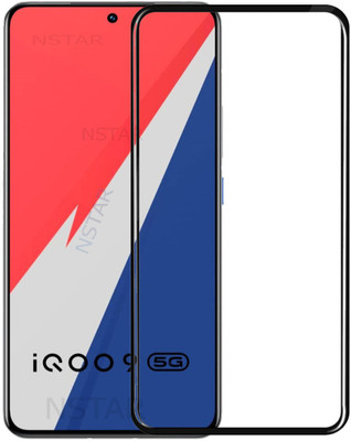 NSTAR Edge To Edge Tempered Glass for iQOO 9 5G(Pack of 1)