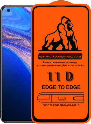 Forego Edge To Edge Tempered Glass for vivo X50(Pack of 1)